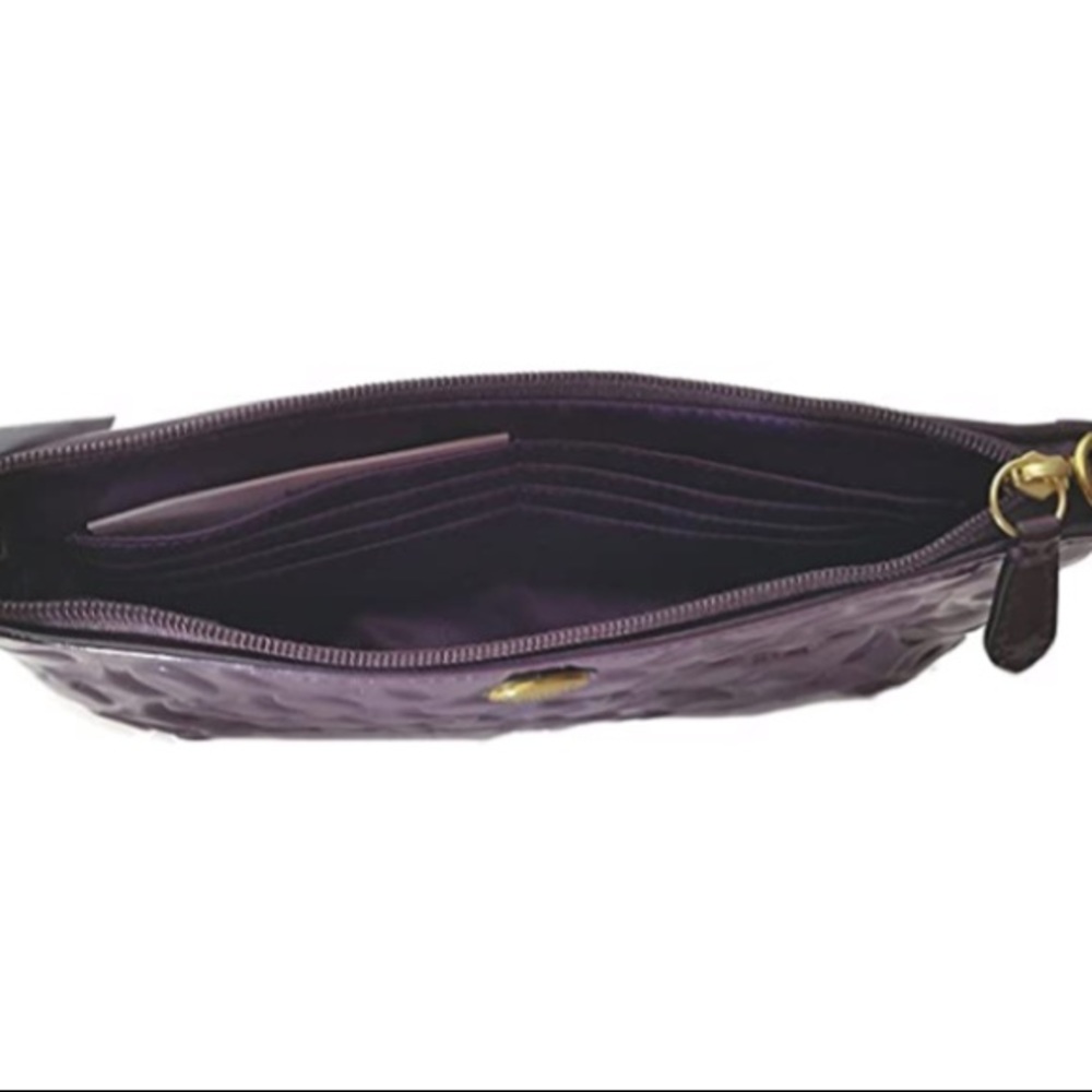 Coach Peyton Embossed Patent Leather Wristlet - Picture 4 of 4